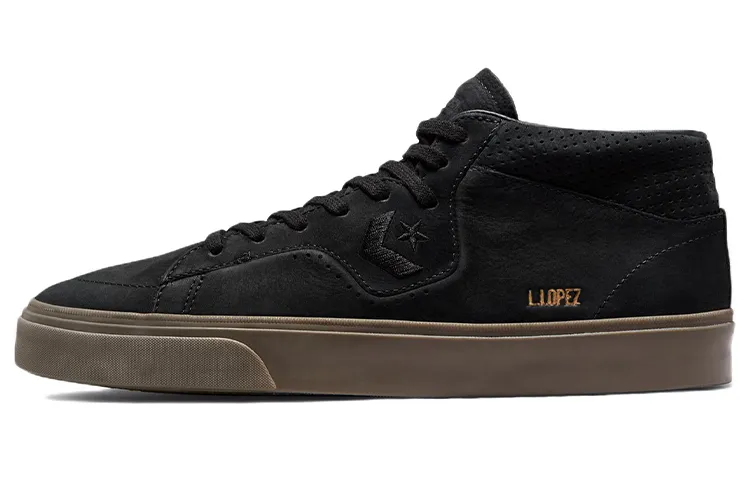 Louie Lopez Pro Converse Mid 'Black Dark Mushroom'