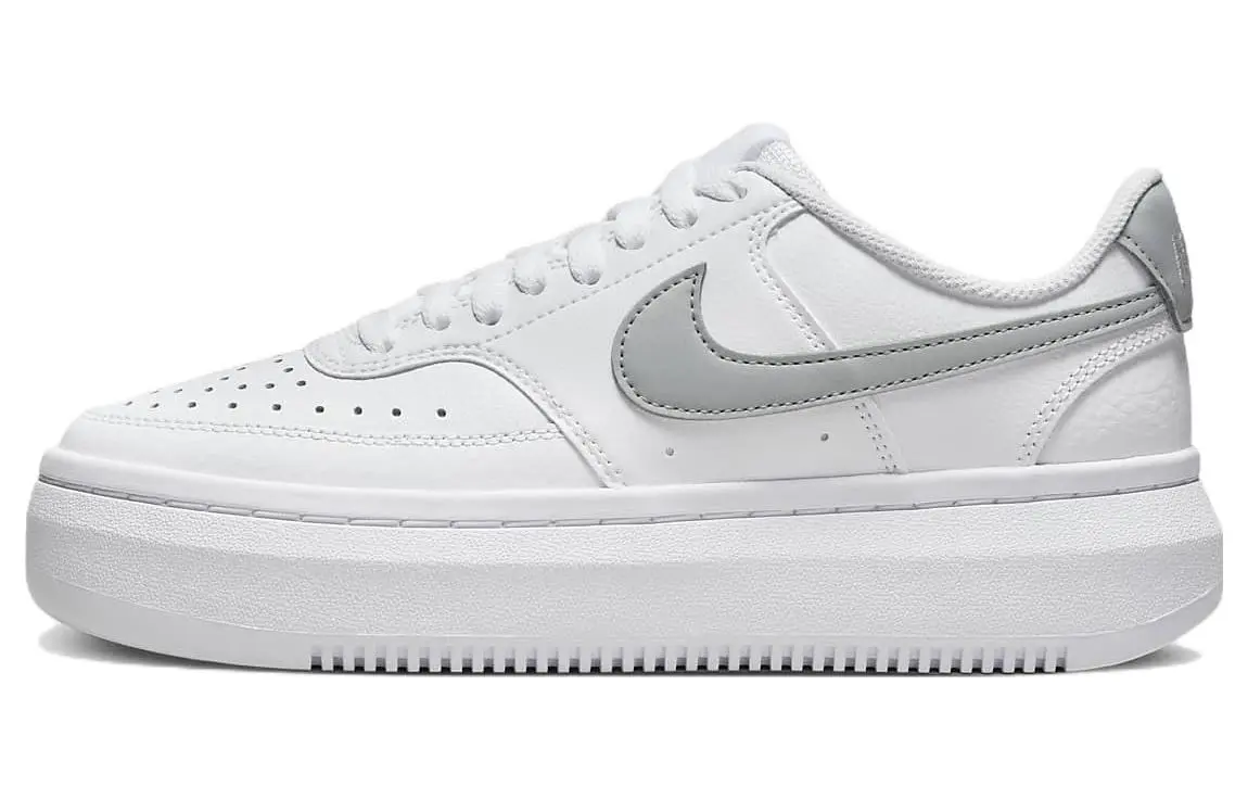Nike Court Vision Alta Comfortable Slip Resistant Abrasion Resistant Low top Skateboard Shoes Women's White