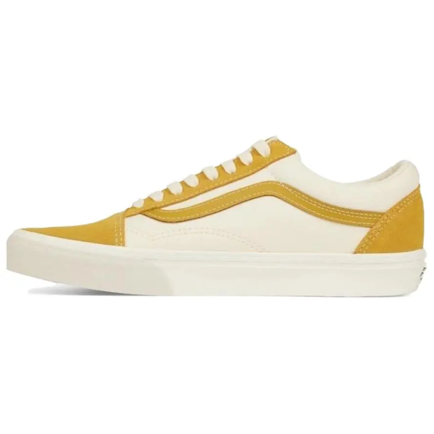 Vans Old Skool Low top Skateboard Shoes Unisex Yellow