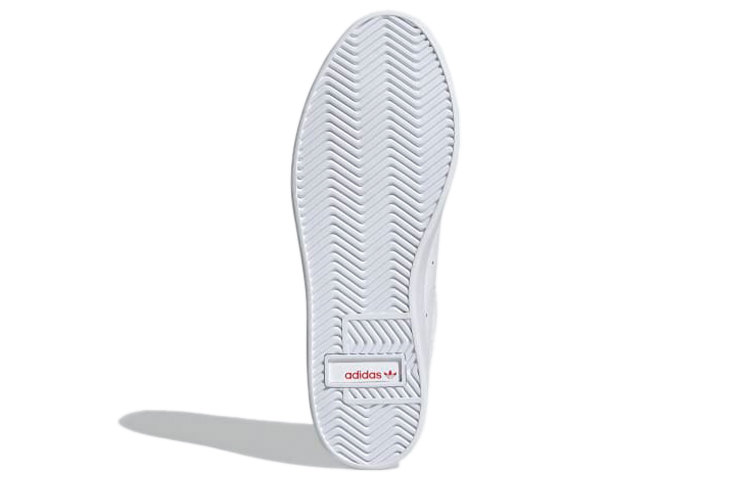 Женские кеды adidas Sleek (белый / красный) — фото 6