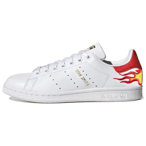 Adidas Originals Stan Smith Synthetic Leather Slip Resistant Low top Skateboard Shoes Unisex