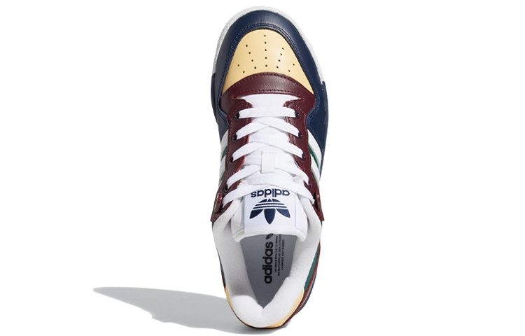 Женские кеды adidas originals Rivalry (зелено-коричнево-синие) — фото 5