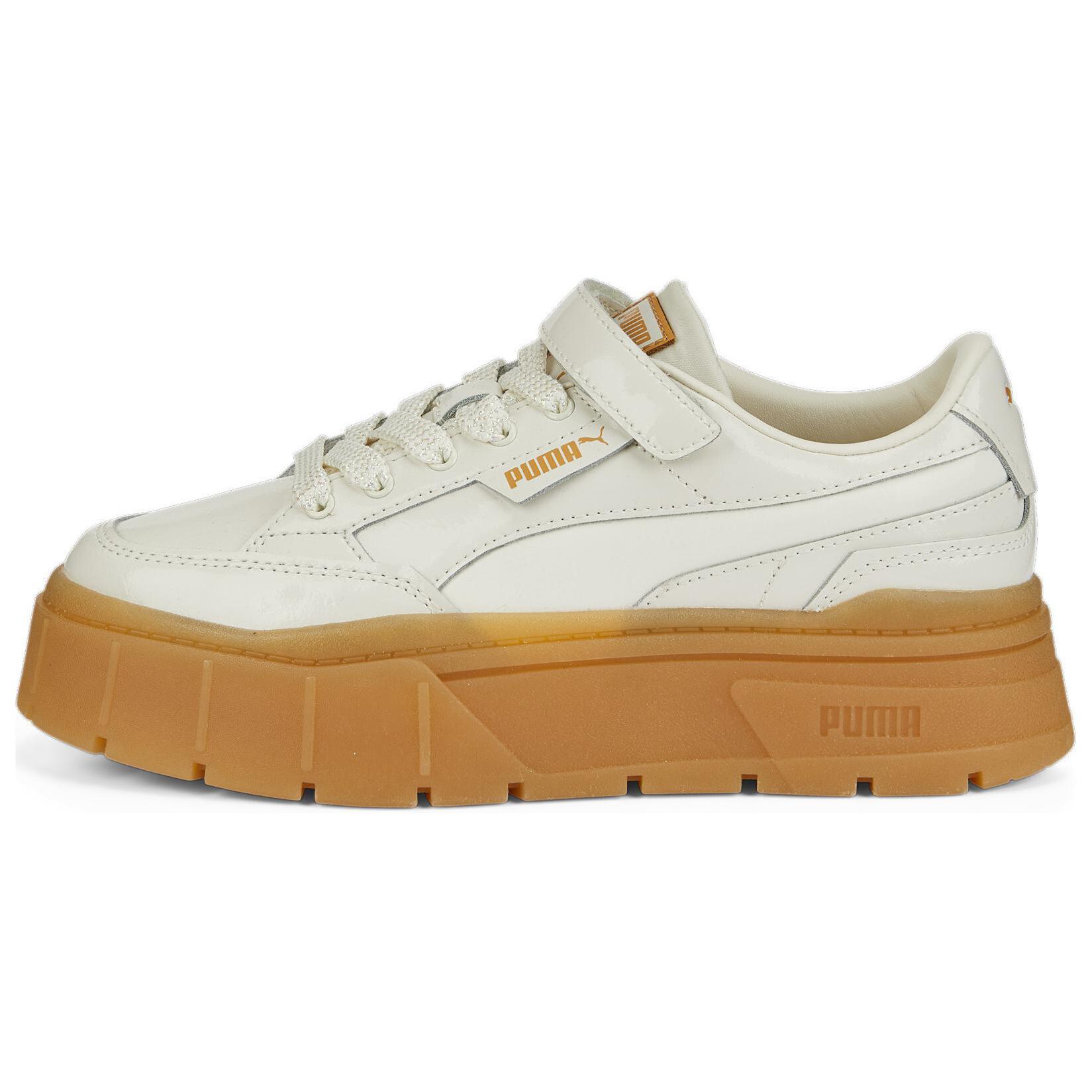 PUMA MAYZE STACK Low top Skateboard Shoes Women's Ecru