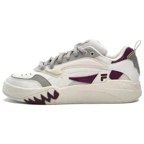 FILA FUSION Desperado Low Top Skate Shoes 'White Grey Red' Women's