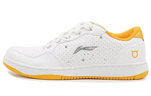 Li Ning Skateboard Shoes Women's Low Top White
