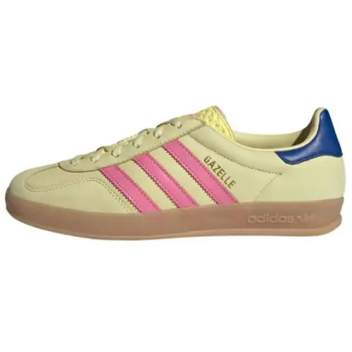 Gazelle Adidas Originals Indoor 'Powder Yellow Lucid Pink' Women's