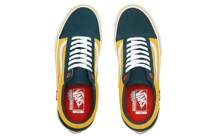 Кеды Vans Old Skool Prime Pro (сине-желтые) — фото 4
