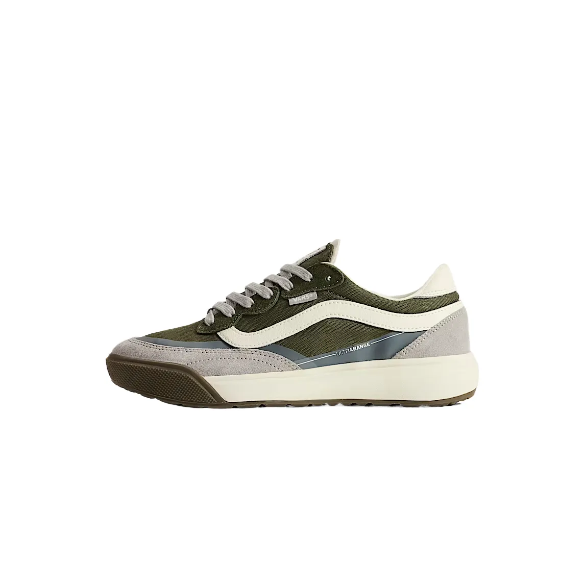 Vans Ultrarange 2.0 Suede Coverage Low top Skateboard Shoes Unisex Gray Green