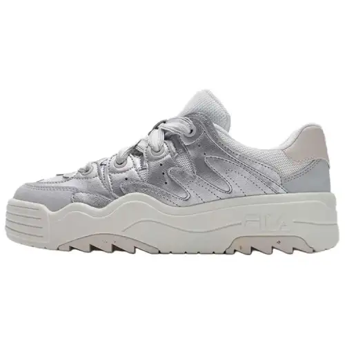 FILA Rosetta Abrasion Resistant Low top Skateboard Shoes Women's Silver