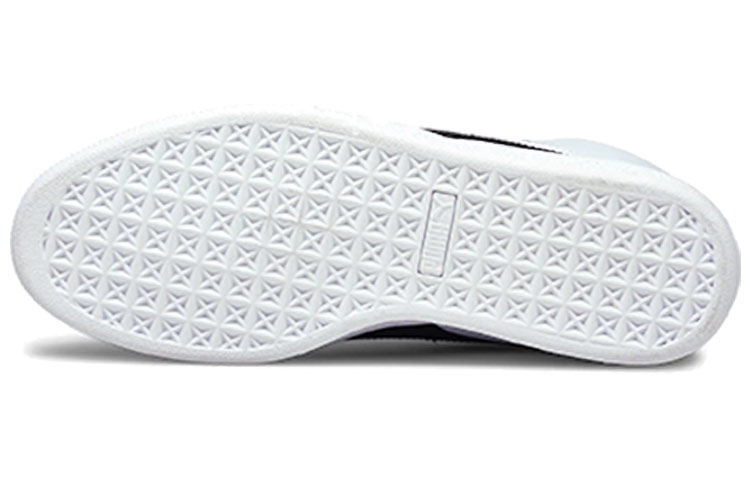 Мужские кеды PUMA Basket Mid Xxi (белый / черный) — Белый / чёрный — фото 6