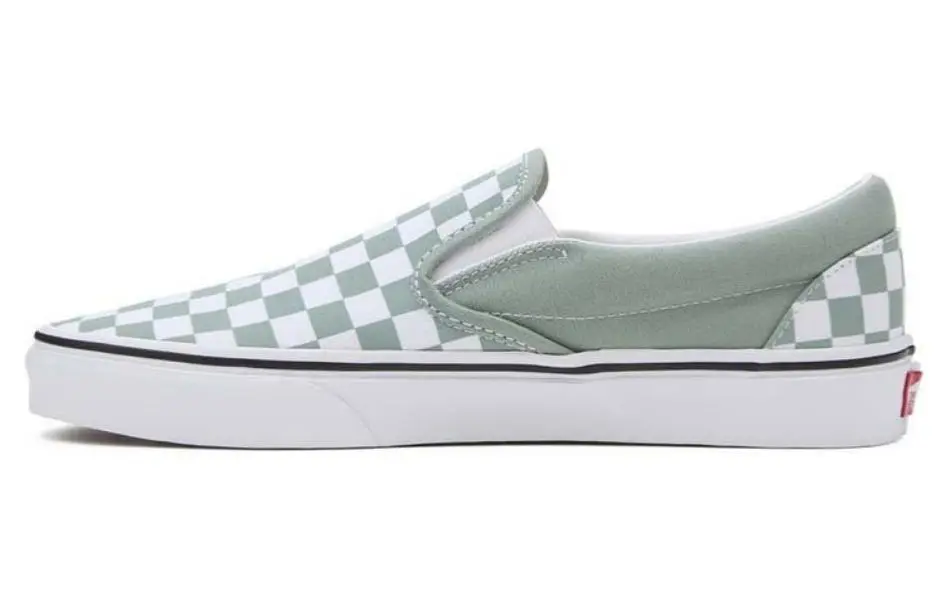 Vans CLASSIC SLIP on Classic Slip on Slip on Low top Skateboard Shoes Unisex Turquoise