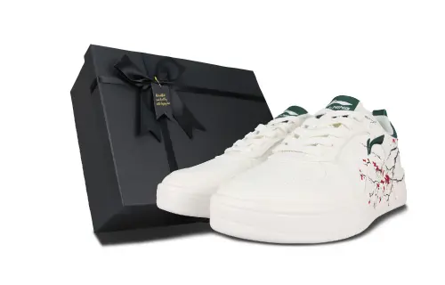 Li Ning Plum Blossom S BOX Low top Skateboard Shoes Men's White