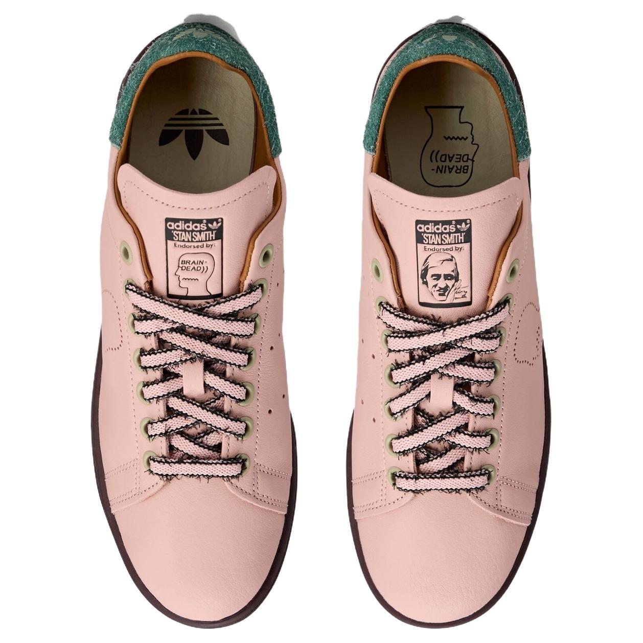 Кеды Brain Dead x adidas originals STAN SMITH (розовые) — фото 5