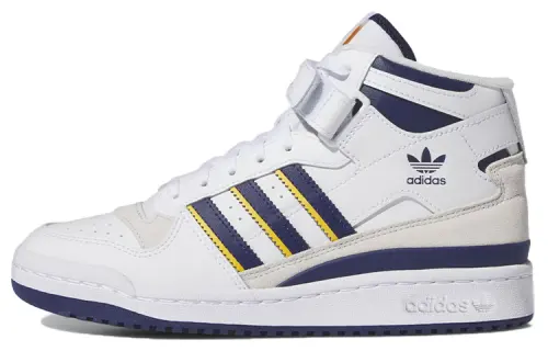 Adidas Forum Mid White Blue Yellow Women's