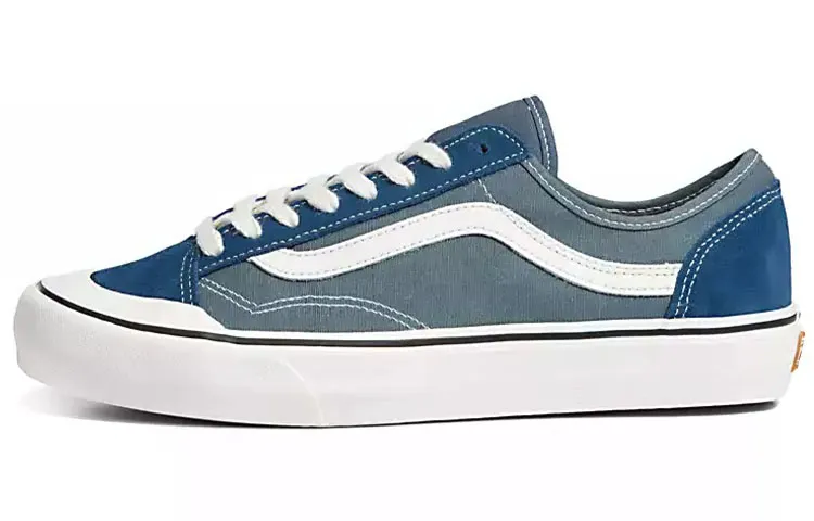 Vans Style 136 Decon VR3 SF Abrasion Resistant Lightweight Low top Skateboard Shoes Unisex Blue White
