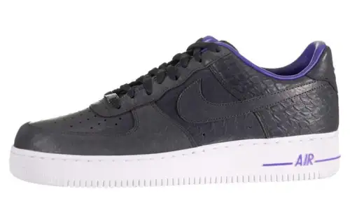 Nike Air Force 1 Comfortable Slip Resistant Low top Skateboard Shoes Men's Black