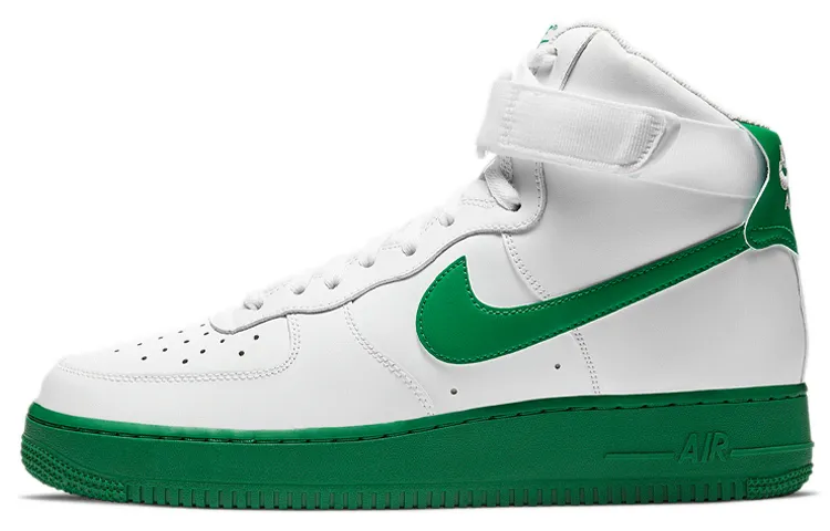 Nike Air Force 1 High White Green Midsole