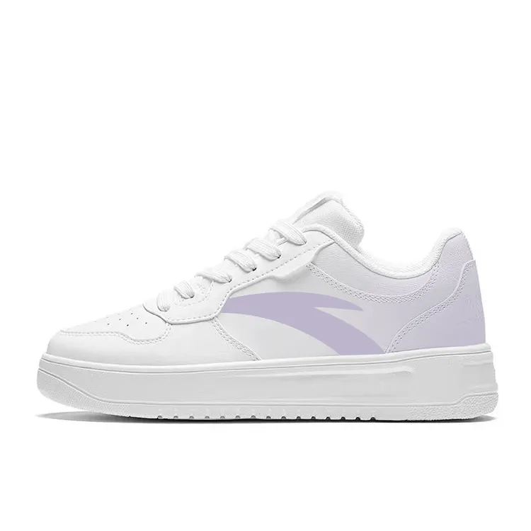 Anta Low top Skateboard Shoes Women's White Purple