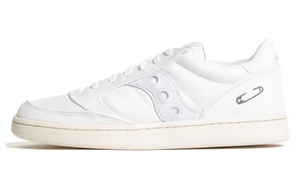 Saucony Jazz Court Comfortable Cushioning, Wear Resistant Low top Skateboard Shoes Men's White