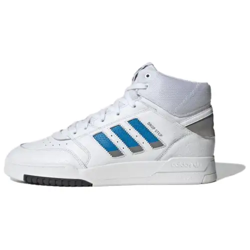Adidas Originals Slip Resistant Abrasion Resistant Mid top Skateboard Shoes Men's White