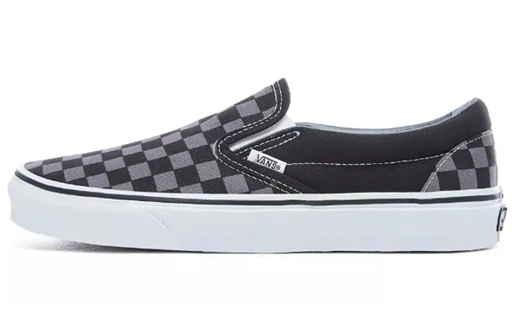 Slip-On Vans 'Black Pewter Checkerboard'