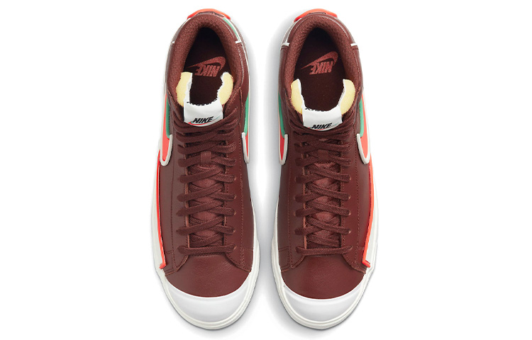 Мужские кеды Nike Blazer 77 Infinite (темно-коричневые) — фото 3