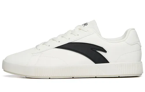 Anta Casual Low top Skateboard Shoes Men's White Black