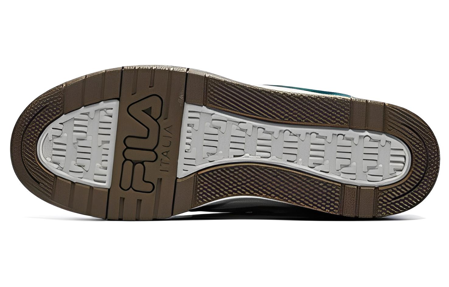 Мужские кеды Fila FUSION T88 SKB (бело-серые) — 百合白 神秘灰 — фото 4