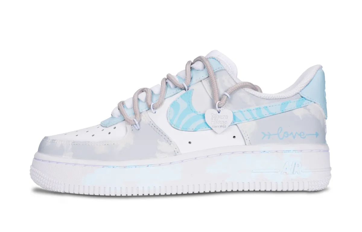 Nike Air Force 1 Low top Skateboard Shoes Women's White