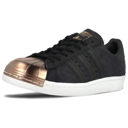 Adidas Wmns Superstar 80s 'Metal Toe - Black Gold Metallic' Women's