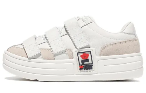 FILA Pushbutton X FILA Unisex Sneakers Ivory/Coffee