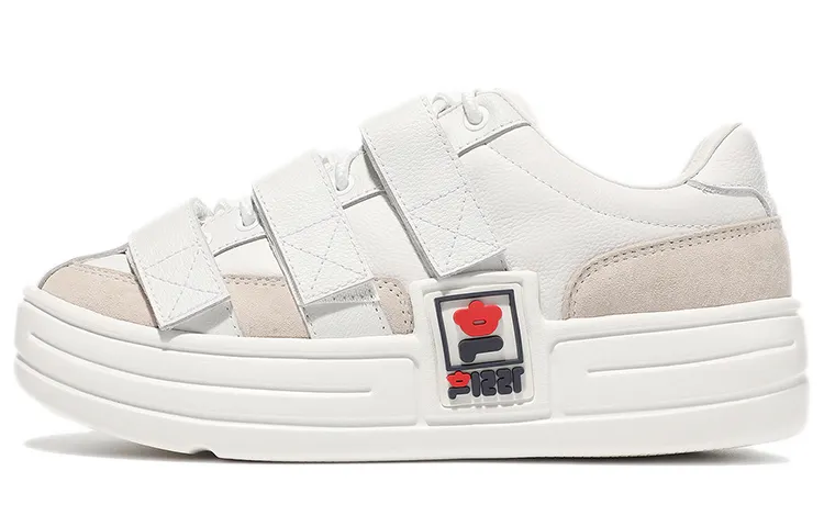 FILA Pushbutton X FILA Unisex Sneakers Ivory/Coffee