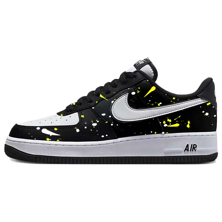 Nike Air Force 1 Slip Resistant, Abrasion Resistant, Quick Dry Low top Skateboard Shoes Unisex Black White