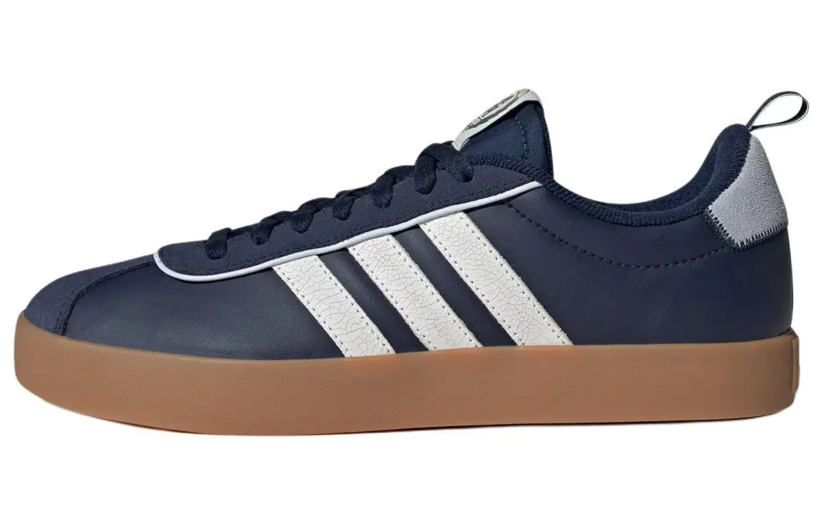 Adidas VL COURT 3.0 3.0 Comfortable Low top Skateboard Shoes Unisex Blue