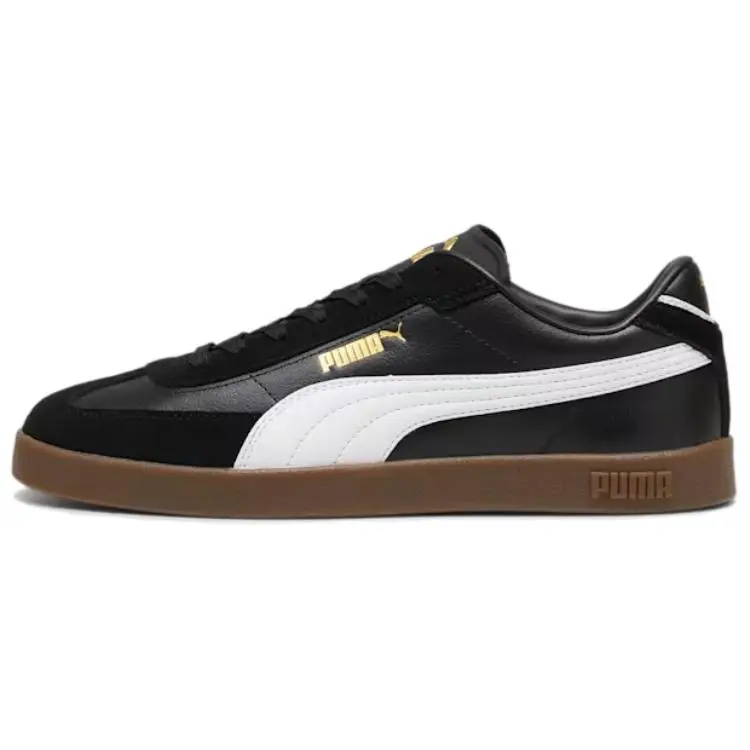 PUMA Club II Era Lightweight Low top German Army Trainers Unisex Black White