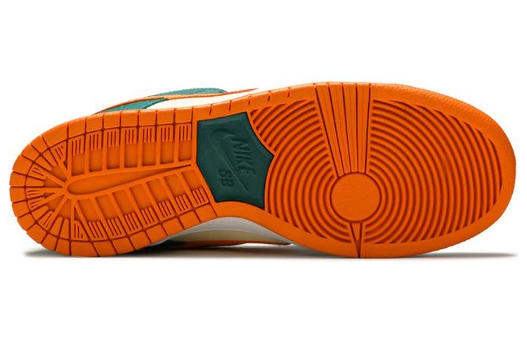 Мужские кроссовки Nike Dunk SB Pro "Legion Pine" (зелено-оранжевые) — 绿/橘 — фото 5