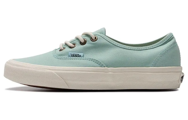 Vans Authentic Trendy Lightweight Low top Skateboard Shoes Unisex Green