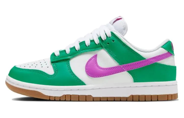 Nike Dunk Low top Skateboard Shoes Women's White Green