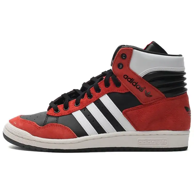 Adidas Originals PRO CONFERENCE HI Fashion Slip Resistant Abrasion Resistant High top Skateboard Shoes Unisex Red