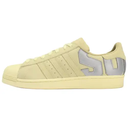 Adidas Originals SUPERSTAR Abrasion Resistant Low top Skateboard Shoes Men's Yellow