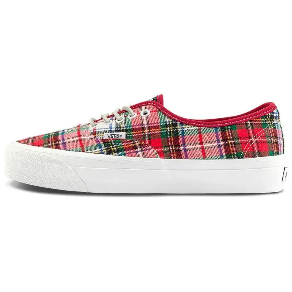 Vans Authentic Low top Skateboard Shoes Unisex Red White