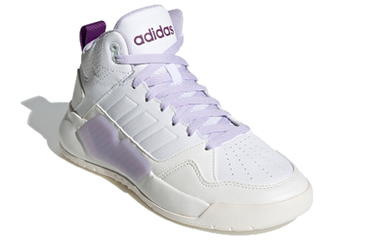 Женские кеды adidas neo PLAY9TIS 2.0 (бело-фиолетовые) — фото 3