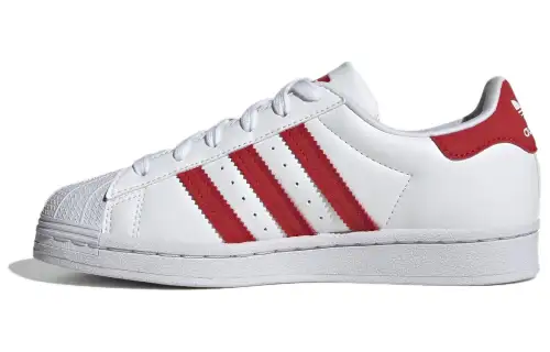 Adidas Superstar J 'White Vivid Red'