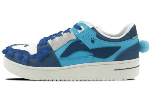 Li Ning Tianji Low top Skateboard Shoes Men's White Blue