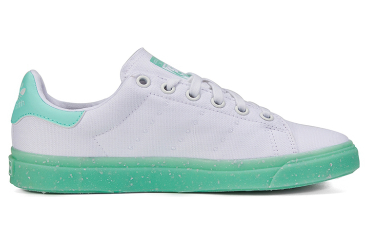 Женские кеды adidas originals StanSmith Vulc (бело-зеленые) — фото 2