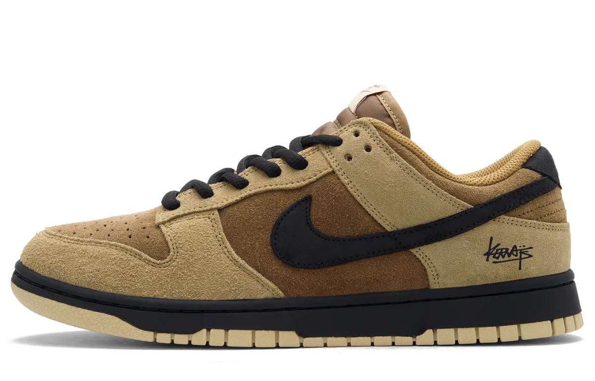 Nike Dunk Caramel Cookies Low top Skateboard Shoes Unisex Brown