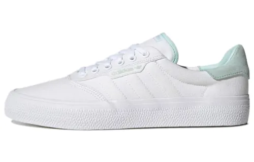 Adidas Originals 3MC Abrasion Resistant Low top Skateboard Shoes Unisex White Green