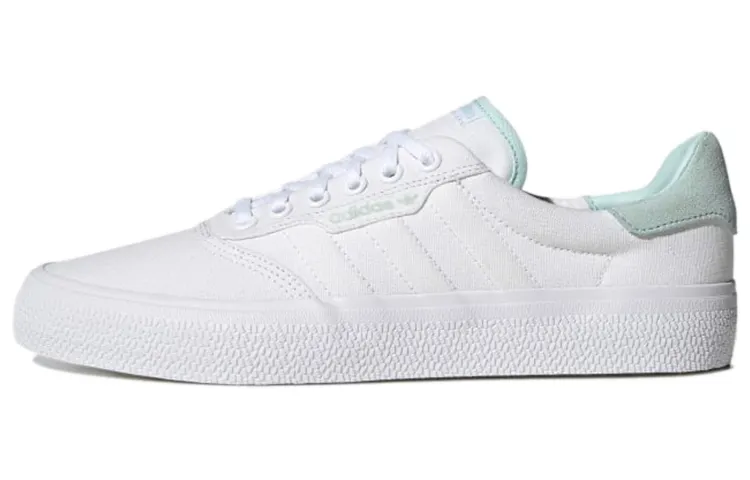 Adidas Originals 3MC Abrasion Resistant Low top Skateboard Shoes Unisex White Green
