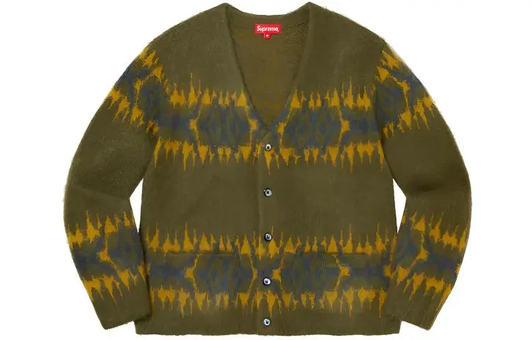 Supreme Abstract Stripe Cardigan