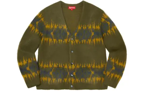 Supreme Abstract Stripe Cardigan